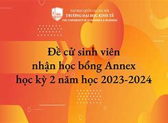 Học Bổng Annex Vnu University 2024 Ranking Pdf